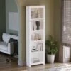 Arlington 5 Tier Bookcase Shelving Storage Unit, White 2 Arlington 5 Tier Bookcase Shelving Storage Unit, White -Living Room Furniture Store 25535305 1