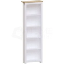 Arlington 5 Tier Bookcase Shelving Storage Unit, White 11 Arlington 5 Tier Bookcase Shelving Storage Unit, White -Living Room Furniture Store 25535305 5