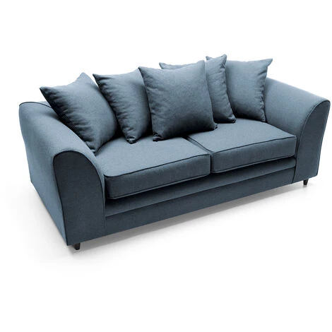 Darcy 3 Seater Sofa - Color Teal 7 Darcy 3 Seater Sofa - Color Teal - Image 5