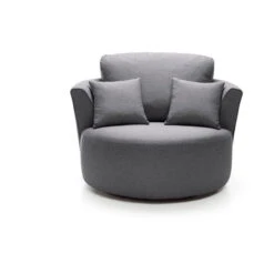 Darcy Swivel Chair - Color Dark Grey -Living Room Furniture Store 25577340 2