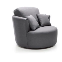 Darcy Swivel Chair - Color Dark Grey -Living Room Furniture Store 25577340 3