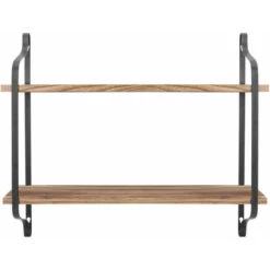 Large Rustic Industrial Pipe Wall Floating Shelf Wooden Storage Shelving Unit 9 Large Rustic Industrial Pipe Wall Floating Shelf Wooden Storage Shelving Unit -Living Room Furniture Store 25918509 3