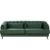 Retro Velvet 3 Seater Sofa Dark Green Tufted Chesterfield With Cushions Sletta 1 Retro Velvet 3 Seater Sofa Dark Green Tufted Chesterfield With Cushions Sletta -Living Room Furniture Store 26218661 1