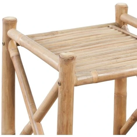 3-Tier Square Bamboo Shelf VidaXL 6 3-Tier Square Bamboo Shelf VidaXL - Image 4