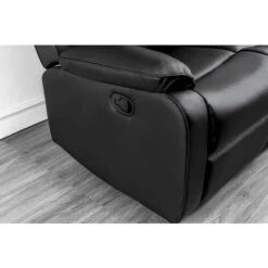 Boston 3 Seater Recliner Leather Sofa In Black 9 Boston 3 Seater Recliner Leather Sofa In Black -Living Room Furniture Store 28547699 4