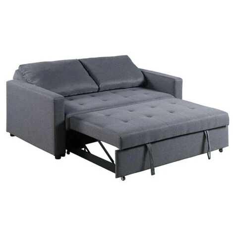 Stylish And Comfortable 2 Seater Sofa Bed - Grey 5 Stylish And Comfortable 2 Seater Sofa Bed - Grey - Image 3