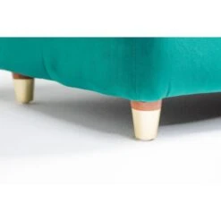 Coco Luxury Ottoman Storage Bench With Comfortable Padded Lid - Emerald -Living Room Furniture Store 29016790 4