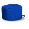 Round Footrest Bean Bag, Foot Stool Pouffe Suitable For Indoor And Outdoor Use - Navy