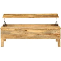 Coffee Table Solid Mango Wood 110x55x35 Cm -Living Room Furniture Store 29788175 5