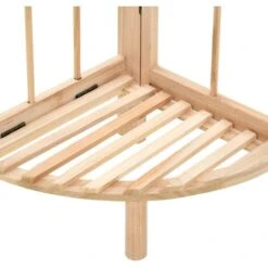 Corner Shelf Cedar Wood 27x27x110 Cm -Living Room Furniture Store 29788201 4