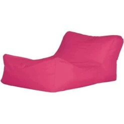 Bonkers Polyester Lounger Bean Bag Water Resistant With Beans Filling - Pink