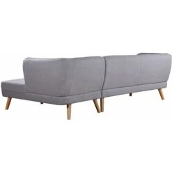 Cove Corner L-Shape 3 Seater Fabric Sofa In Grey 10 Cove Corner L-Shape 3 Seater Fabric Sofa In Grey -Living Room Furniture Store 32664738 4