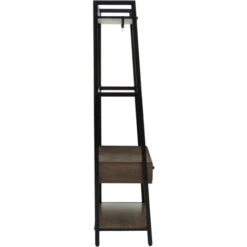 Premier Housewares Bradbury Dark Oak Storage Unit -Living Room Furniture Store 33514806 4