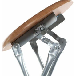 Premier Housewares Wood Veneer Seat Folding Stool -Living Room Furniture Store 33514819 5