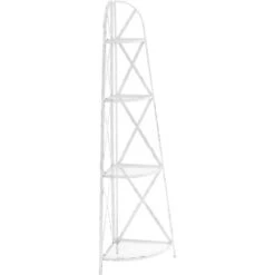 Premier Housewares New York Loft 4 Tier Distressed Shelf Unit