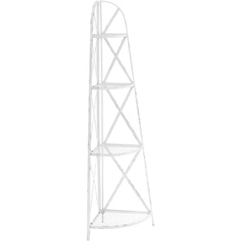 Premier Housewares New York Loft 4 Tier Distressed Shelf Unit 3 Premier Housewares New York Loft 4 Tier Distressed Shelf Unit