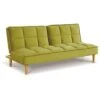 Manhattan Stylish And Versatile 3 Seater Velvet Sofa Bed - Lime -Living Room Furniture Store 34258655 1