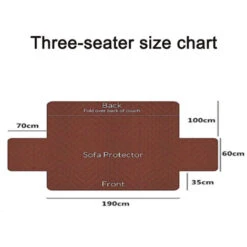 Sofa Cover Reversible Sofa Cover Water Resistant Sofa Cover With Foam Sticks Elastic Straps Pet Furniture Protector Kids Children Dog Cat -Living Room Furniture Store 34601486 5
