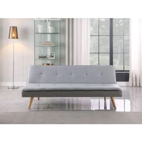 Zuma Versatile 3 Seater Fabric Sofa Bed With Strong Wooden Legs 7 Zuma Versatile 3 Seater Fabric Sofa Bed With Strong Wooden Legs - Image 5