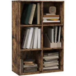 HOMCOM Cubic Cabinet Bookcase Storage Shelves Display For Study, Home, Office