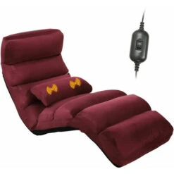 Folding Lazy Sofa Bed Floor Sleeper Seat 5-Position Adjustable Pillow Couch