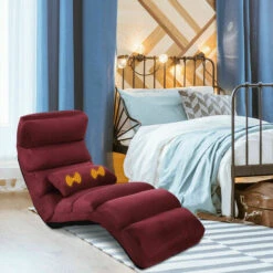 Folding Lazy Sofa Bed Floor Sleeper Seat 5-Position Adjustable Pillow Couch -Living Room Furniture Store 36154676 3