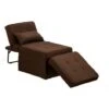 Mito 3 In 1 Travel Bed Converts Into Pouffe Stool, Recliner Chair And Guest Bed - Brown -Living Room Furniture Store 36154905 1