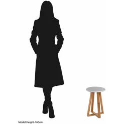 Premier Housewares Round Wooden Stool Bamboo Small Wooden Stool Stacking Stools Small Stool Wooden Stools Grey Finish Wood Stool 43 X 30 X 30 Cm 7 Premier Housewares Round Wooden Stool Bamboo Small Wooden Stool Stacking Stools Small Stool Wooden Stools Grey Finish Wood Stool 43 X 30 X 30 Cm -Living Room Furniture Store 36895184 3