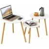 Homfa Modern Nest Of Tables 3 Set Nesting Occasional Side End Coffee Tea Table Console -Living Room Furniture Store 37331801 1