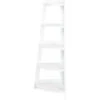 5 Tier Corner Shelf Stand Wood Display Storage Home Furniture White -Living Room Furniture Store 37853910 1