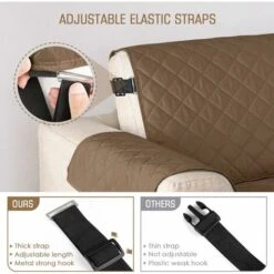Sofa Cover Sofa Cover Waterproof Sofa Cover With Non-Slip Elastic Straps For Dogs Pets, Wear & Tear Protection (Brown, 3 Seater) SOEKAVIA 11 Sofa Cover Sofa Cover Waterproof Sofa Cover With Non-Slip Elastic Straps For Dogs Pets, Wear & Tear Protection (Brown, 3 Seater) SOEKAVIA -Living Room Furniture Store 38445733 5