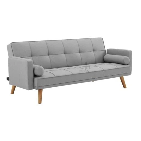 Sarnia Light Grey Fabric Sofa Bed - V2 3 Sarnia Light Grey Fabric Sofa Bed - V2