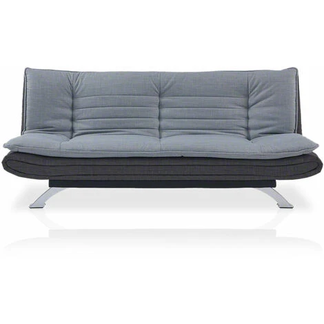 Michigan Grey & Charcoal Fabric Sofa Bed 3 Michigan Grey & Charcoal Fabric Sofa Bed