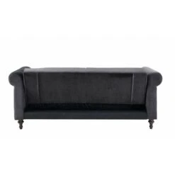 Calgary Dark Grey Velvet 3 Seater Sofabed 9 Calgary Dark Grey Velvet 3 Seater Sofabed -Living Room Furniture Store 38691334 4