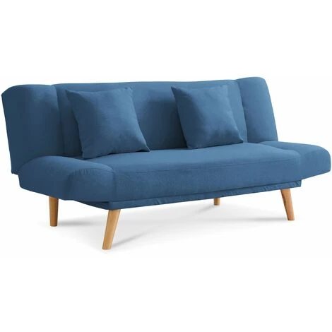 Hamilton Blue Fabric Sofa Bed 3 Hamilton Blue Fabric Sofa Bed