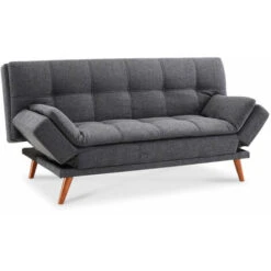 Duncan Dark Grey Fabric Sofa Bed