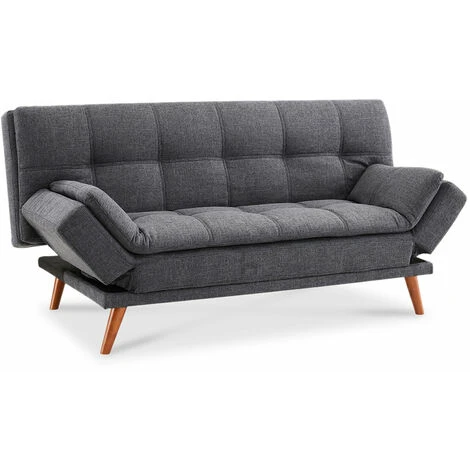 Duncan Dark Grey Fabric Sofa Bed 3 Duncan Dark Grey Fabric Sofa Bed