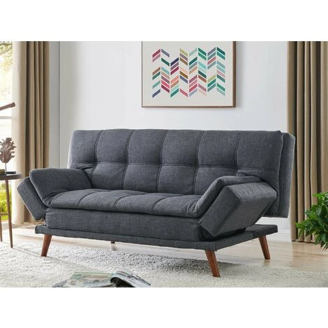 Duncan Dark Grey Fabric Sofa Bed 4 Duncan Dark Grey Fabric Sofa Bed - Image 2
