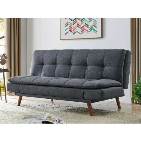 Duncan Dark Grey Fabric Sofa Bed 5 Duncan Dark Grey Fabric Sofa Bed - Image 3