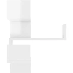 Wall Corner Shelf High Gloss White 40x40x50 Cm Engineered Wood VidaXL -Living Room Furniture Store 42253035 5