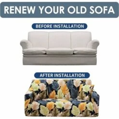 1 Piece Printed Stretch Sofa Slipcover Non Slip Soft Couch Sofa Cover Washable Furniture Protector Sofa Cover (Medium, Fallen Leaves) 1 Seater 11 1 Piece Printed Stretch Sofa Slipcover Non Slip Soft Couch Sofa Cover Washable Furniture Protector Sofa Cover (Medium, Fallen Leaves) 1 Seater -Living Room Furniture Store 42473197 5