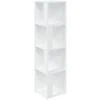 Corner Cabinet White 33x33x132 Cm Engineered Wood VidaXL -Living Room Furniture Store 43994519 1