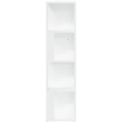 Corner Cabinet White 33x33x132 Cm Engineered Wood VidaXL -Living Room Furniture Store 43994519 5