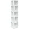 Corner Cabinet High Gloss White 33x33x164.5 Cm Engineered Wood VidaXL -Living Room Furniture Store 44492716 1