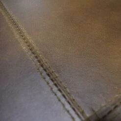 Brown Leather Artisan Cross-Legged Black Frame Stool 7 Brown Leather Artisan Cross-Legged Black Frame Stool -Living Room Furniture Store 44637879 3