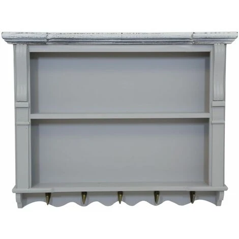 Charles Bentley Grey Loxley Kitchen Wall Shelving Display Unit Dresser Top 3 Charles Bentley Grey Loxley Kitchen Wall Shelving Display Unit Dresser Top
