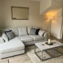 Jay Coffee Table - Marble Effect And Chrome 11 Jay Coffee Table - Marble Effect And Chrome -Living Room Furniture Store 47467654 5