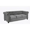 Chesterfield M10 Grey Velvet 3 Seater Sofa 2 Chesterfield M10 Grey Velvet 3 Seater Sofa -Living Room Furniture Store 47808581 1