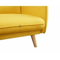 Belmont Mustard Fabric Sofa Bed -Living Room Furniture Store 49934536 5