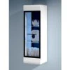 Glass Wall Display Cabinet With LED Lights Wall Unit White High Gloss Fever 2 Glass Wall Display Cabinet With LED Lights Wall Unit White High Gloss Fever -Living Room Furniture Store 50150171 1